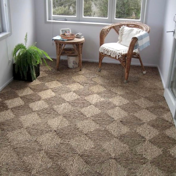 Seagrass rug interior rush mat