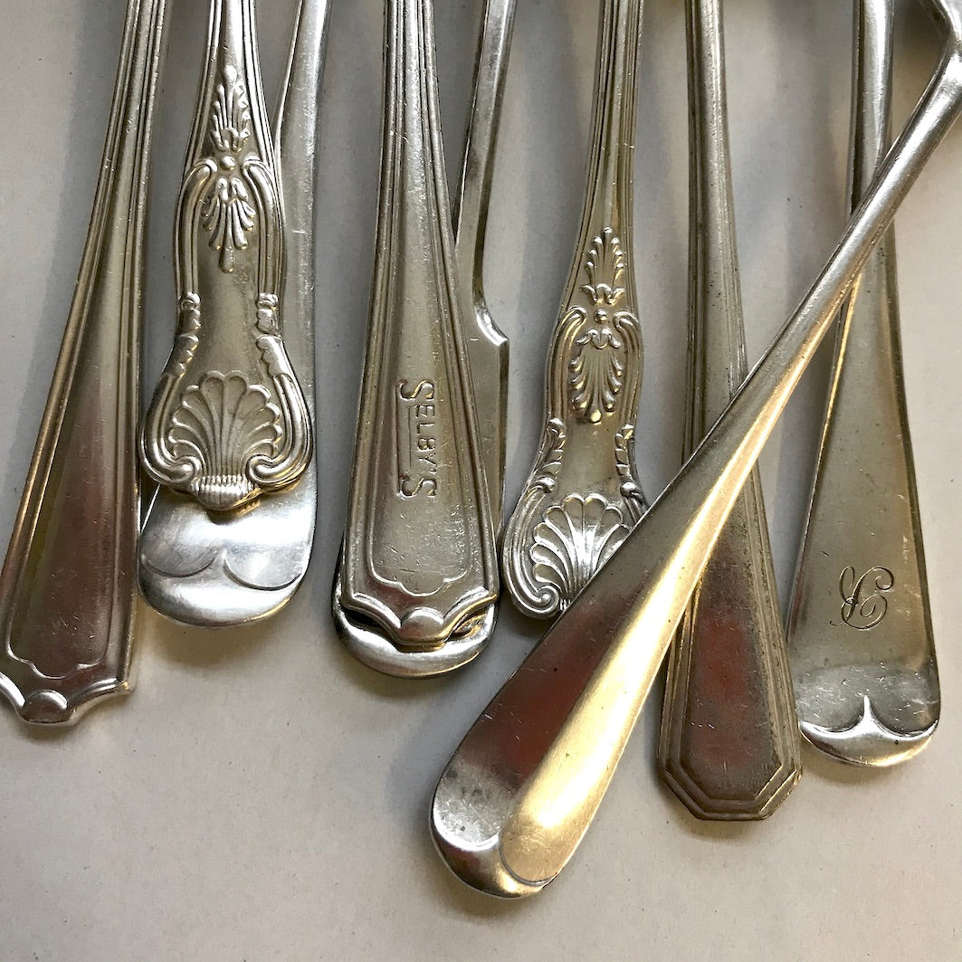 Silver plate fork handle patterns