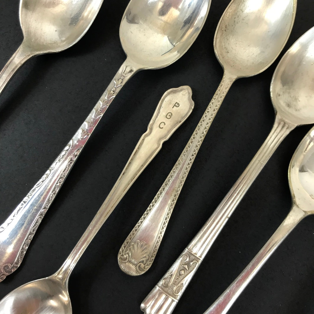 Solid sale silver teaspoons