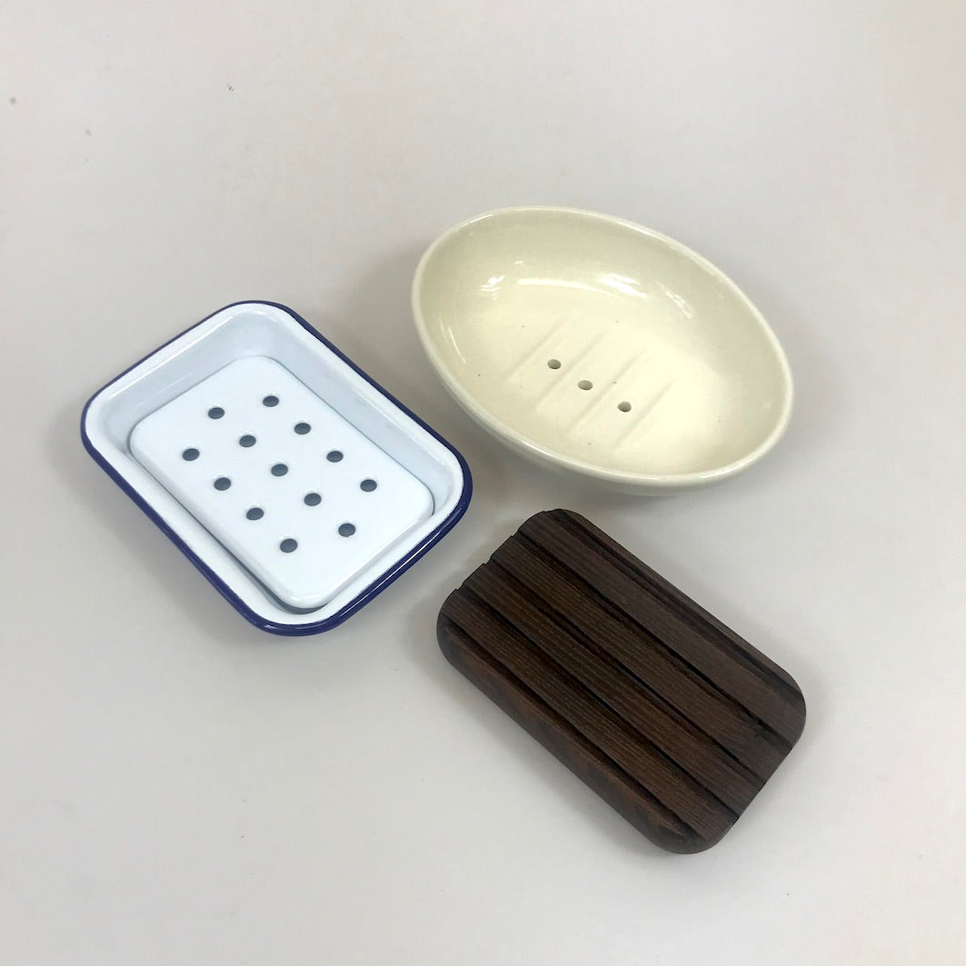 Soap dishes three kinds