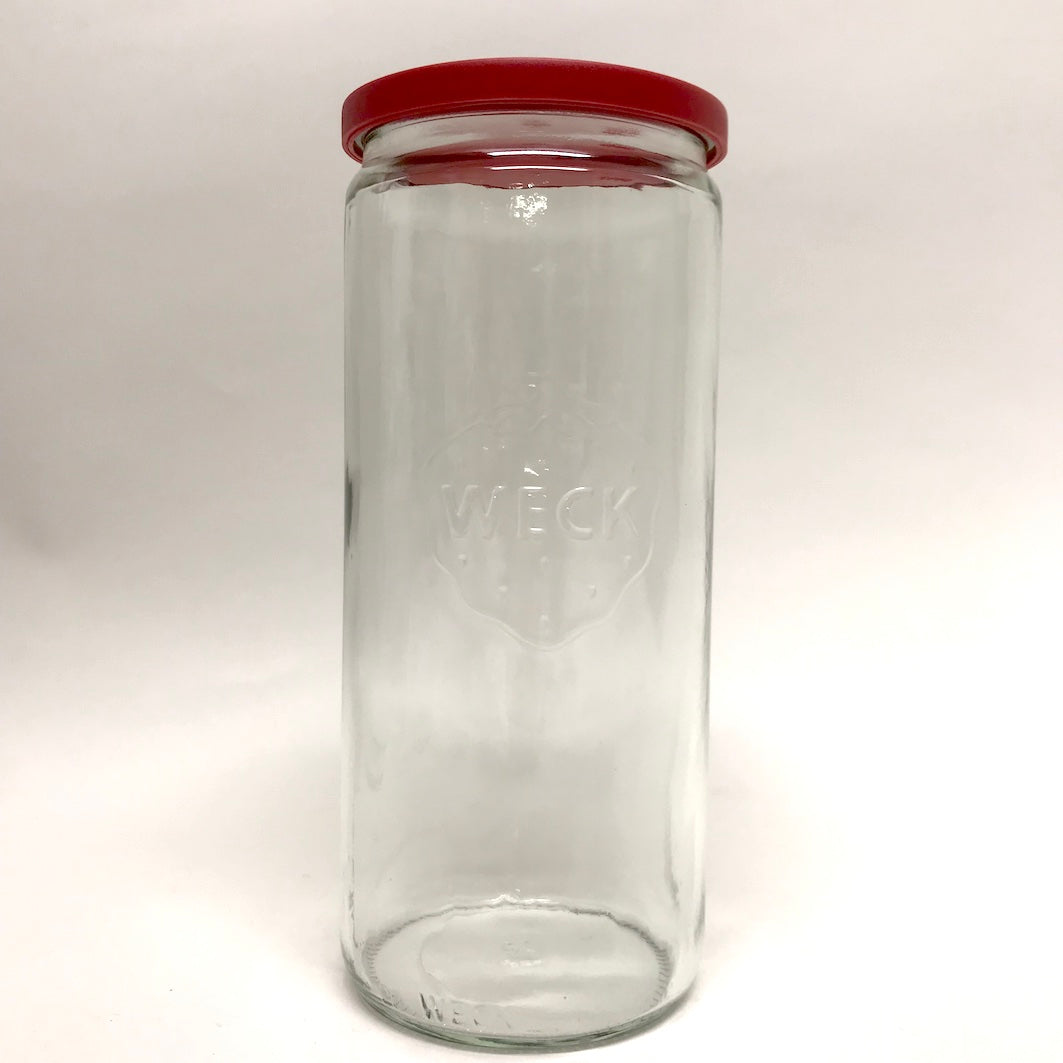 Weck Jars with red lids