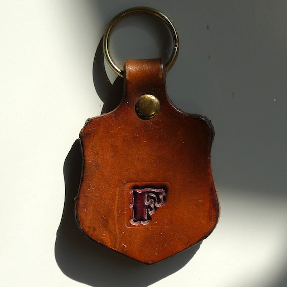 Leather key fob
