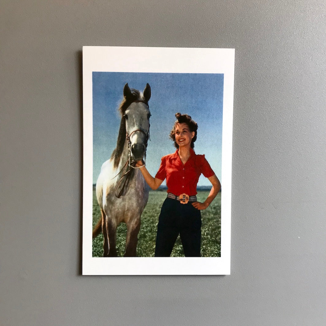 post card Cowgirl