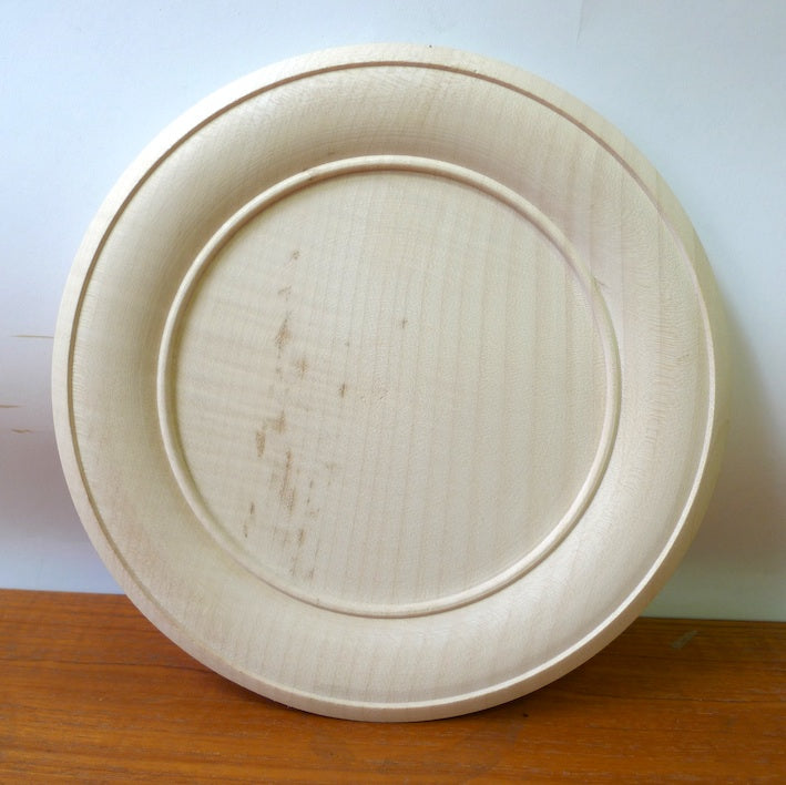 small wooden plate 2 sq